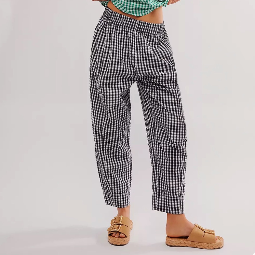 Preppy Gingham Pants